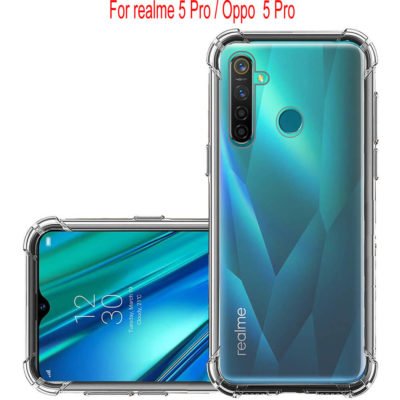 Transparent back cover for realme 5 pro or oppo 5 pro