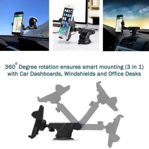 360 degree rotated car mobile holder or stand