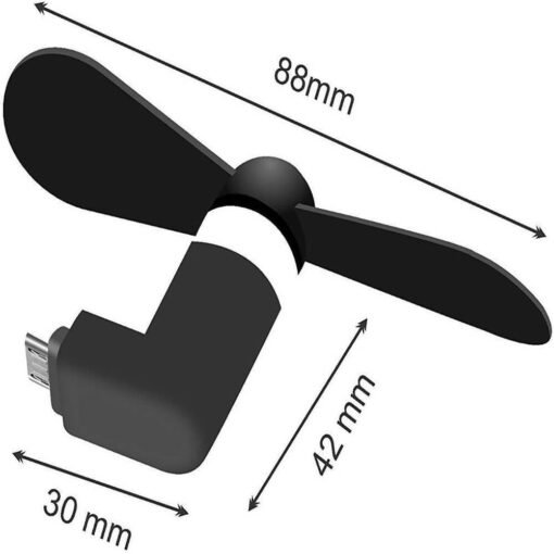 mobile Micro USB cooling fan