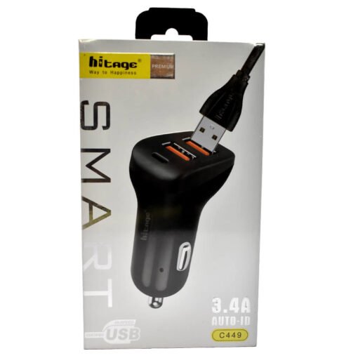 3.4 ampere hitage dual port car mobile charger