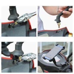 how to install bike mobile holder