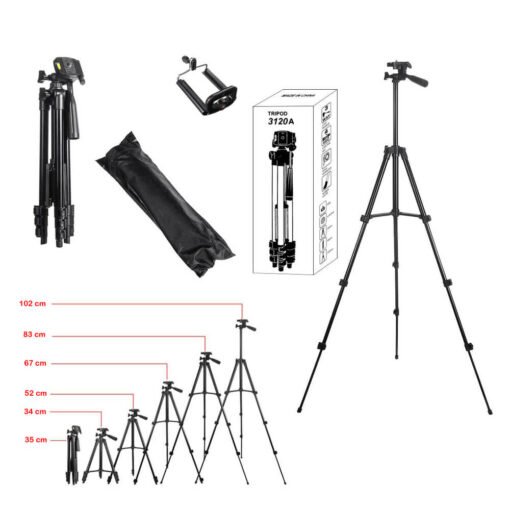3120 tripod stand with mobile holder and tripod height