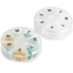 2 box with day and night use one week tablet medicine pill box organizer