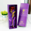24K golden rose for gift