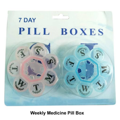 7 day or one week medicine pill box storage organizer