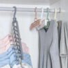 Smart cloth hanger for wardrobe and outdoor also