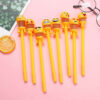 Smiley emoji spring bouncing pen