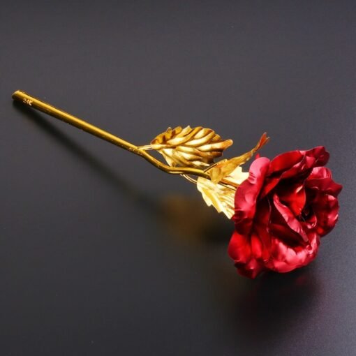artificial golden rose for man
