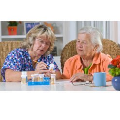 manage medicine for seniors with medicine pill box organizer