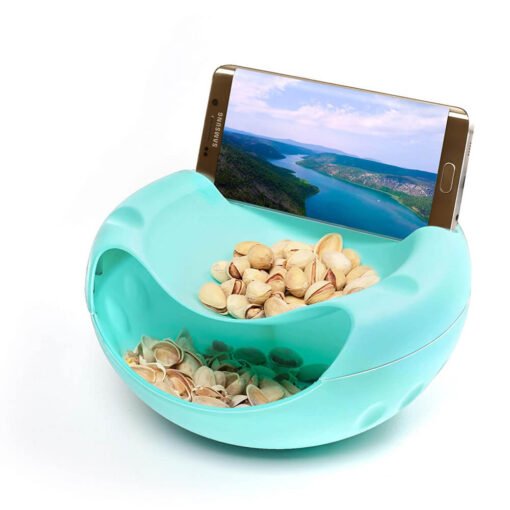 plastic lazy snack bowl with mobile holder