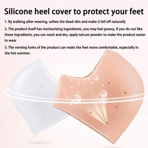 silicone heel cover for protect your feet