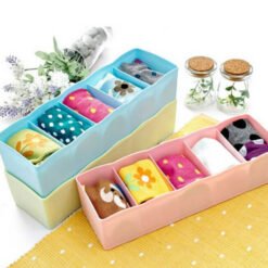 storage organizer box for undergarments or handkerchief or socks and more