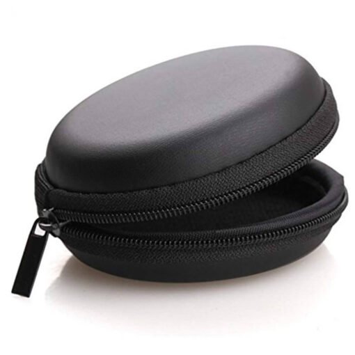 Black color carrying case for earphone, headsets, pendrives and more devices