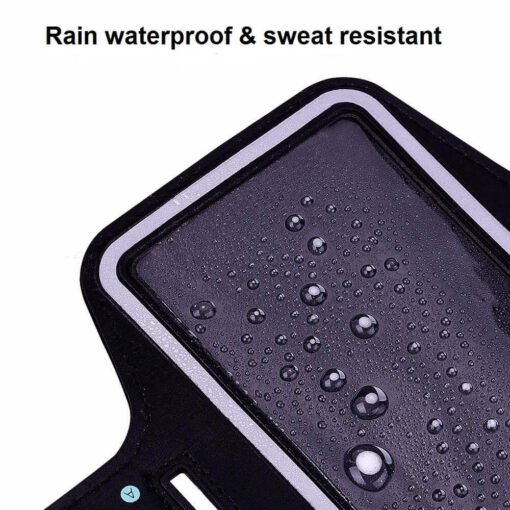 Mobile pouch with rain waterproof and sweat resistant