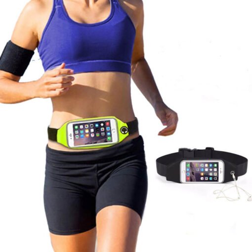 Running and zymming waist bag carry pouch mobile holder