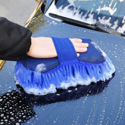 microfiber sponge car washing and cleaning cloth