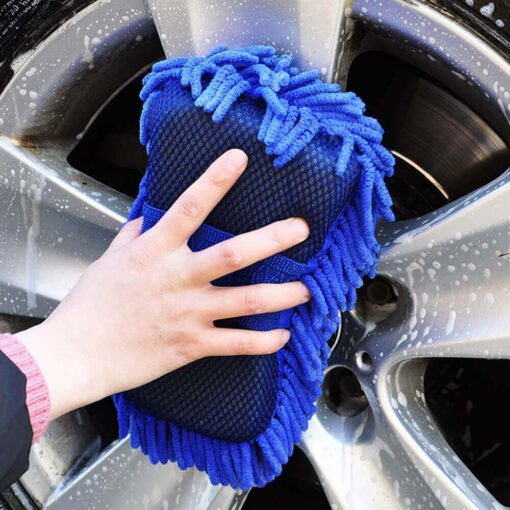 microfiber sponge car washing cloth
