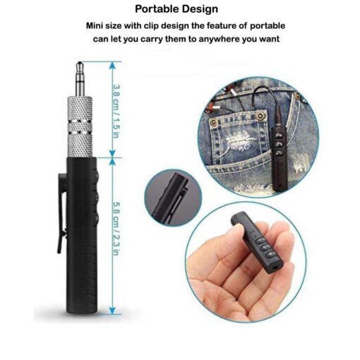 portable design wireless aux bluetooth audio receiver