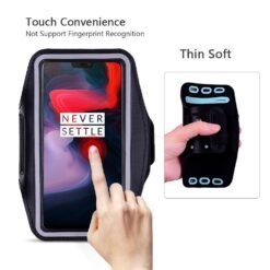 soft and smooth touch screen mobile arm case pouch bag