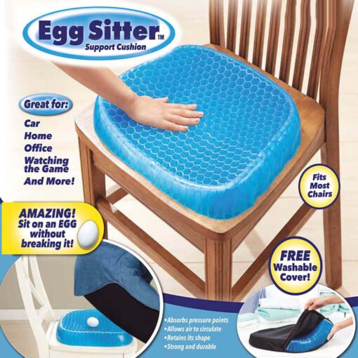 egg sitter cushion for chairs blue color