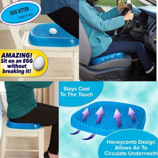 egg sitter cushion for office chairs, home, cars for remove back pain and long time sitting problems