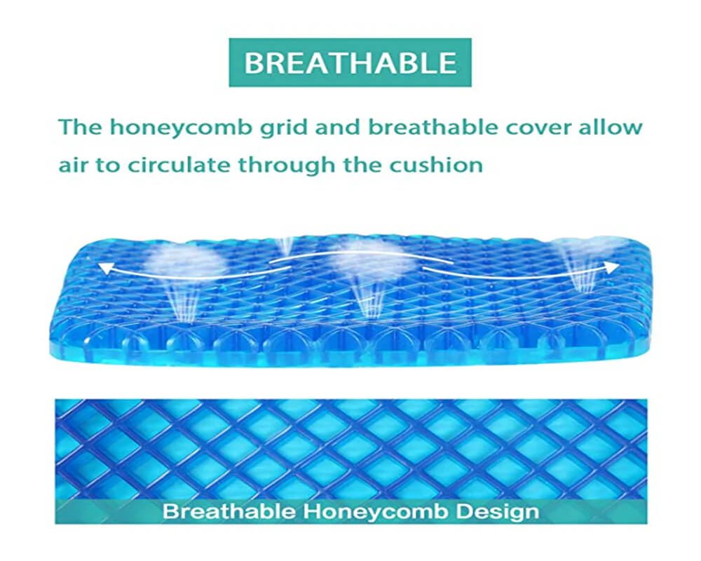 honeycomb design in egg sitter for easily flow air