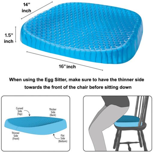 how to use egg sitter cushion for sitting