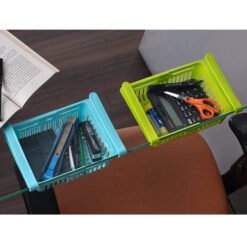 adjustable storage rack basket for home desk, cosmetics and more products