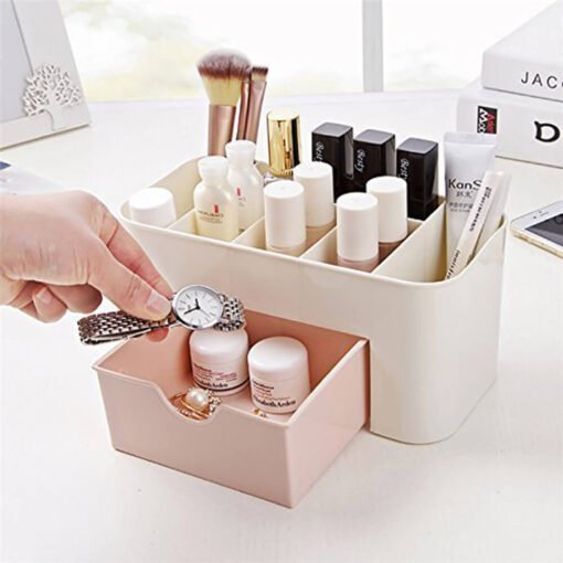 cosmetic storage box with drawer