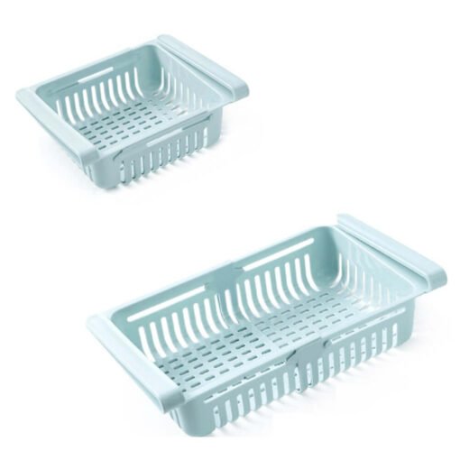 expandable refrigerator storage rack baskets