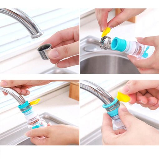 Multicolor rotatable water saving tap nozzle faucet for kitchen sink wash basin