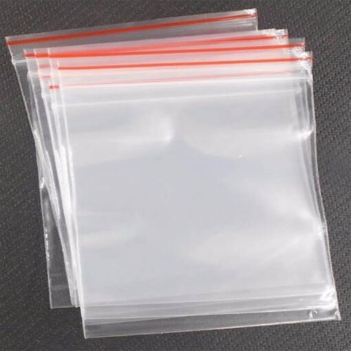 polythene pouch with self sealing zip lock