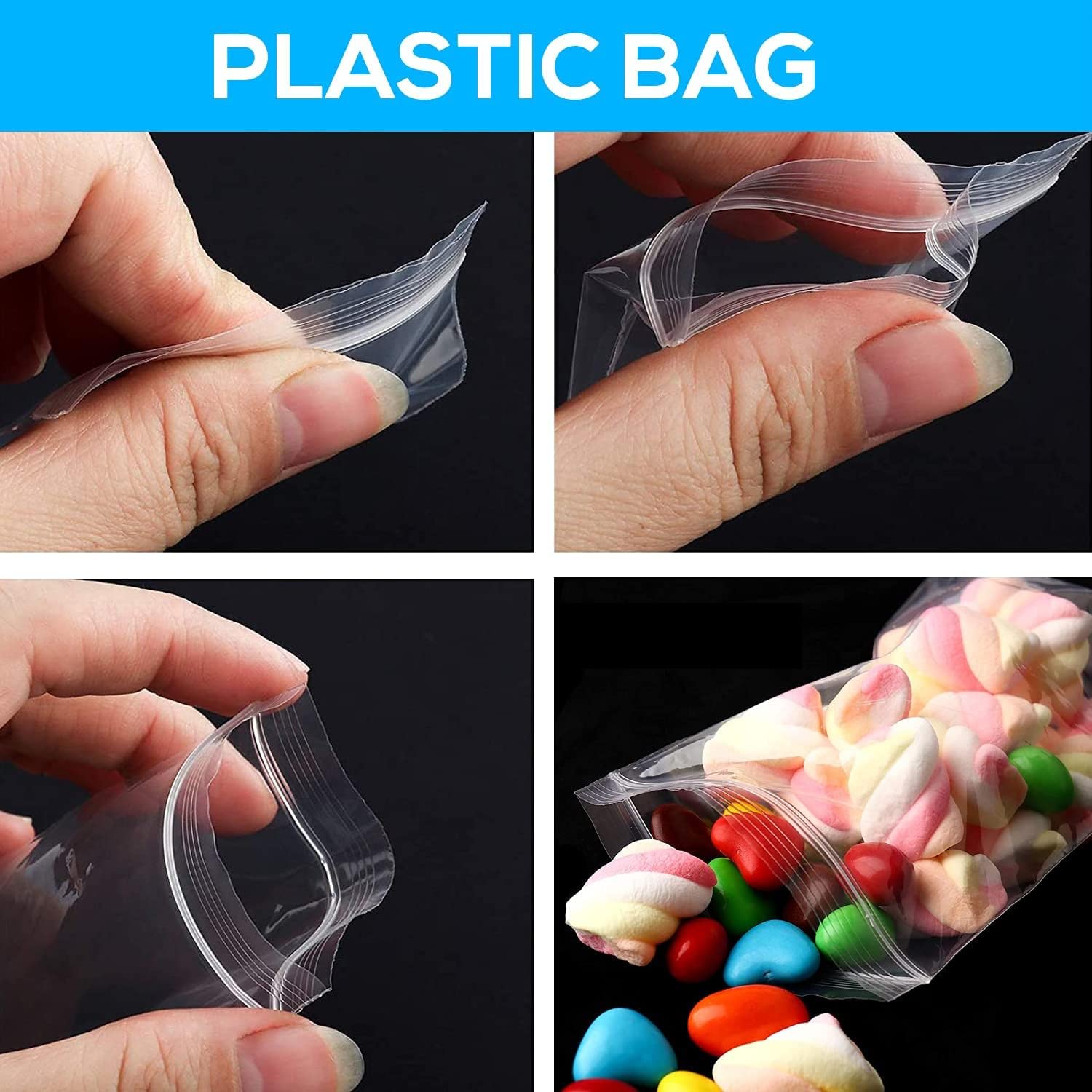 Self Sealing Polythene Pouch Bags - 50 Pieces - Image 9