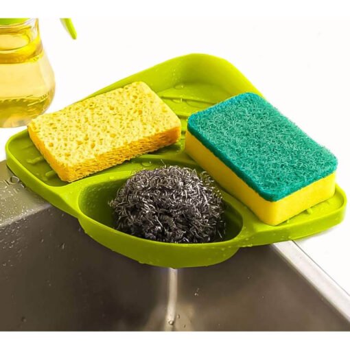 sponge and soap holder for kitchen