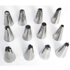 12 piece nozzle for cake decorating
