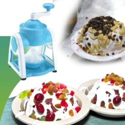 Manual ice gola maker machine for home