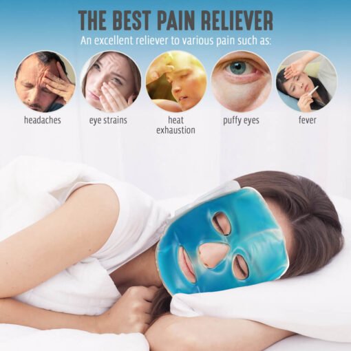 pain relieve anti stress cooling gel face mask