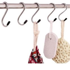 stainless steel s shaped hanging hooks for wardrobe, kitchen, bedrooms