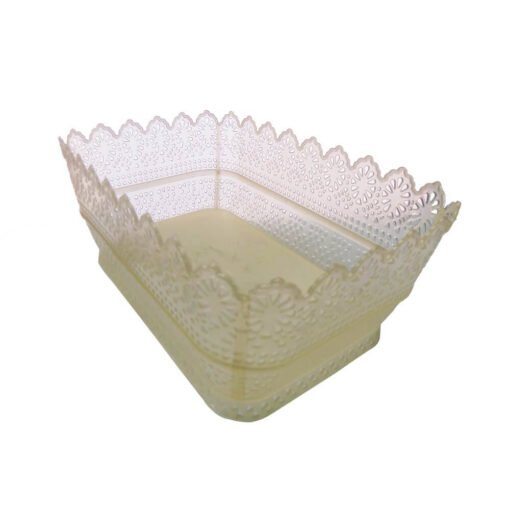 small plastic storage basket
