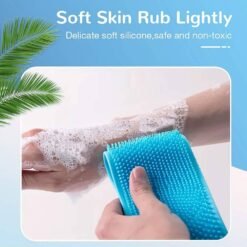 silicone soft bath scrubber for men & women