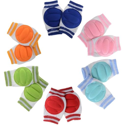 multicolor Elbow and Knee Protector Pads for Babies & Kids
