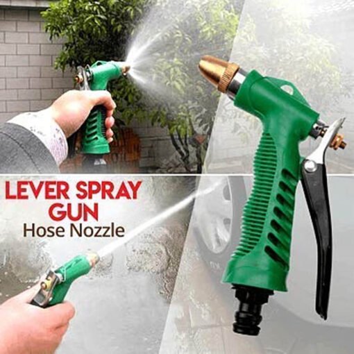 water sprayer gun hose lever nozzle for washing car, bike and also for gardening