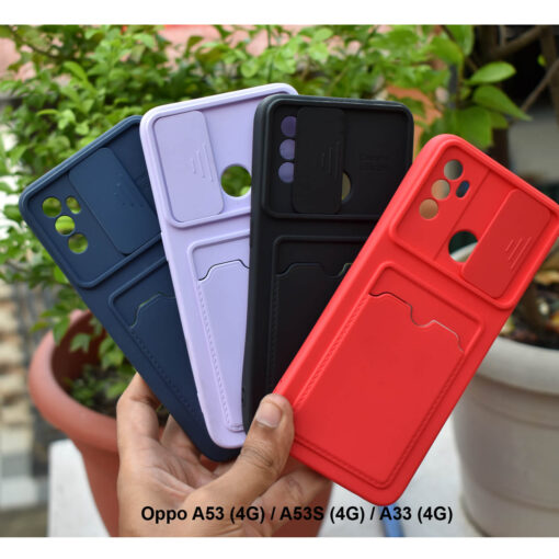 Oppo Mobile Back Covers with Camera protection & Card Slot (Premium high quality Silicone Soft Flexible Material) - Image 3