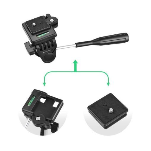adjustable dslr & mobile holder for tripod