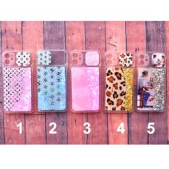 Apple iPhone 11 water glitter back covers with camera protection