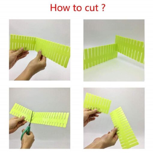 How to cut plastic drawer divider