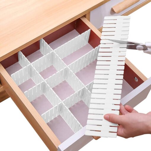 Plastic drawer divider grid
