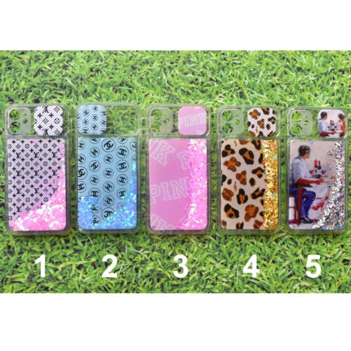 Water glitter Apple iPhone 11 back covers for girls