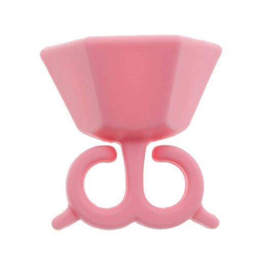 silicone finger wearable lipstick and nail polish holder ring