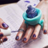 silicone nail polish bottle holder ring